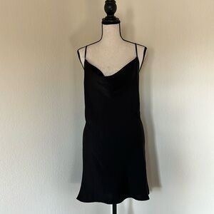 Black Slip Dress, Size Small